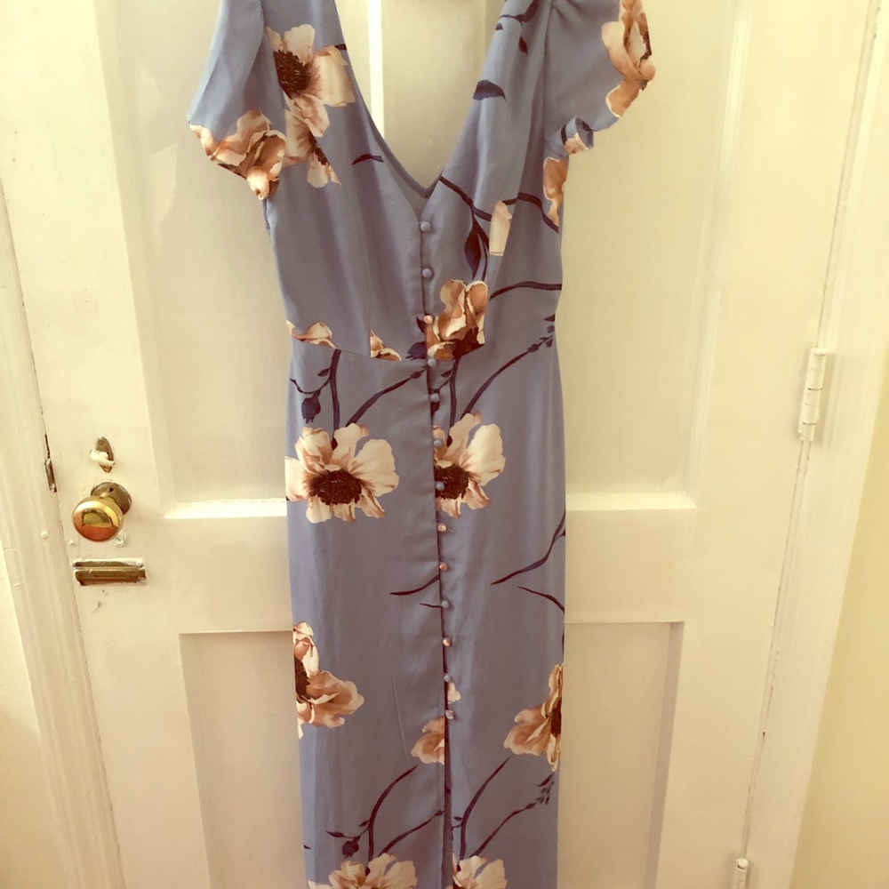 TRIXXI  flowered button up Maxi dress